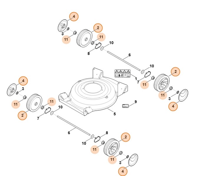 Koło, Stihl 61057000491