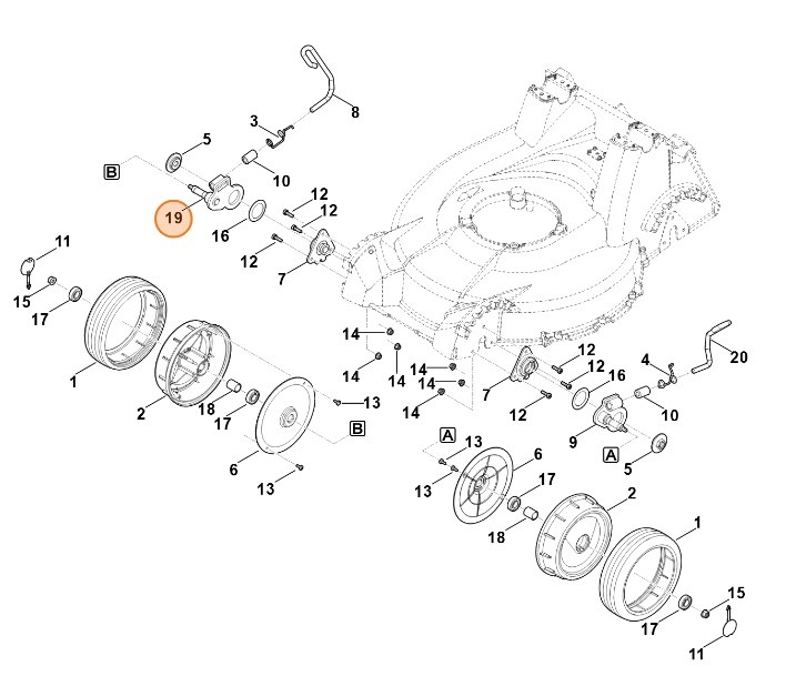 Płyta uchylna, Stihl 63787804905