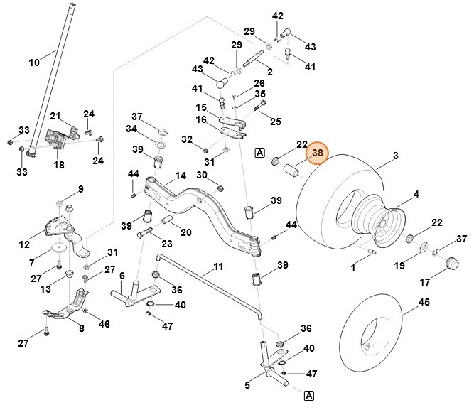 Wieniec igiełkowy 20x30x65, Stihl 95120034660