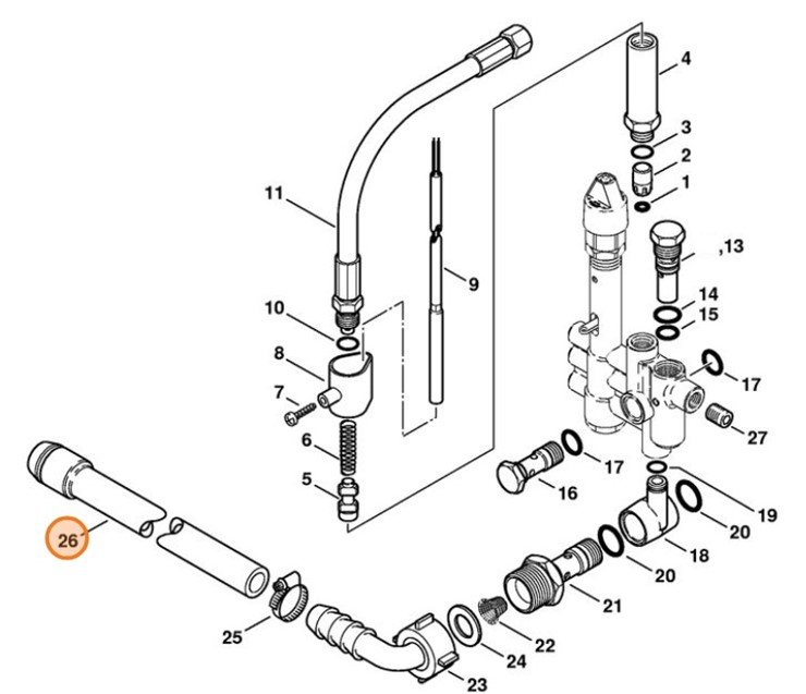 Wąż, Stihl 47526781100