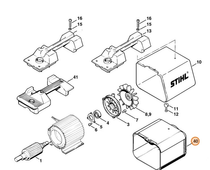 Pokrywa, Stihl 47037062100