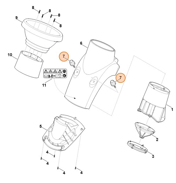 Śruba zamykająca, Stihl 60087002301
