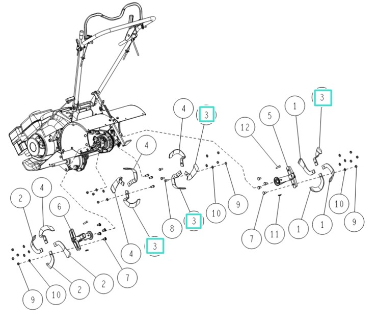 Ostrze (L) , Orec 80-1310-826-00