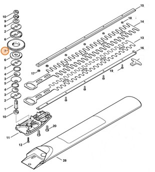 Koło czołowe, Stihl 60106421510