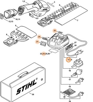 Ładowarka, Stihl 45154302500