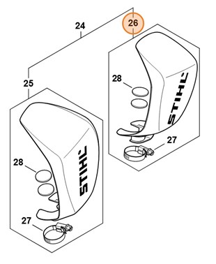 Osłona dłoni, Stihl 41477909101