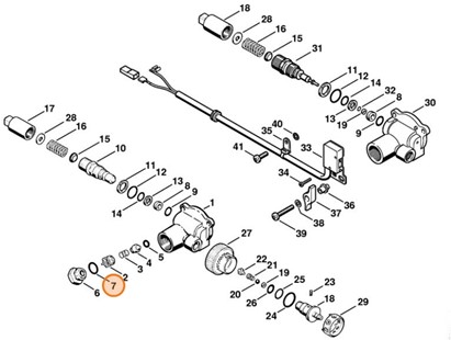 Okrągły pierścień uszczelniający 14x2, Stihl 96459457561