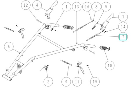 Przewód hamulcowy, Orec 0304-70610 
