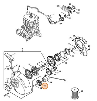 Czołowe koło zębate, Stihl 42441956700