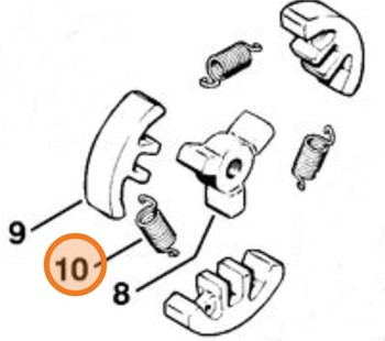 Sprężyna naciągowa, Stihl 00009976002