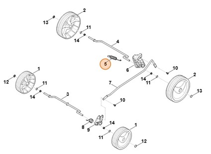 Sprężyna naciągowa, Stihl 63117035100