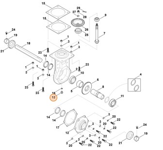 Korek spustu oleju, Stihl 62516464800