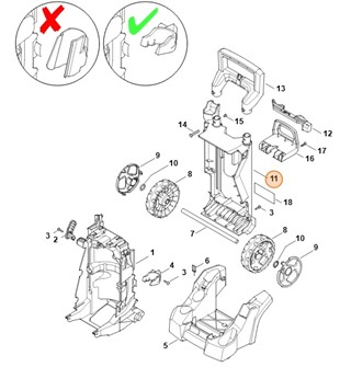 Osłona RE 110/120, Stihl 49507905101