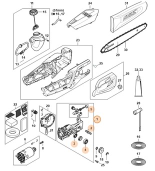 Płyta mocująca, Stihl LA026001600