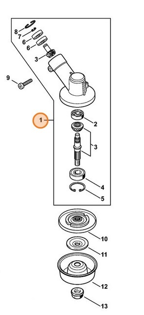 Przekładnia, Stihl 41446400102