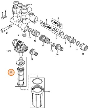 Wkład filtra, Stihl 49001401400