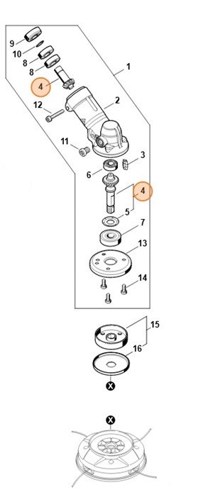 Zestaw zębnika, Stihl 41486407303