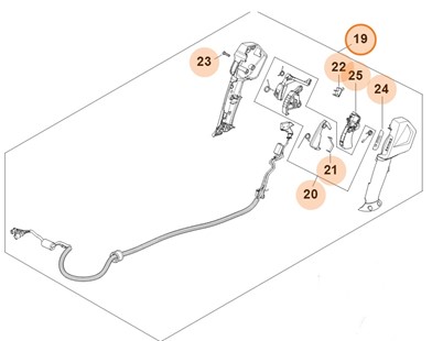 Rękojeść manipulacyjna, Stihl BA037901300