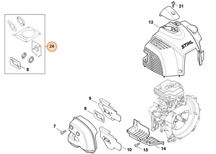 Zestaw uszczelek, Stihl 41470071601