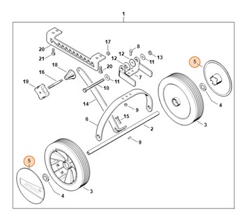 Kołpak, Stihl 46017919201