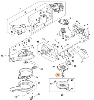 Zestaw noży rozdrabniających, Stihl SA027700900