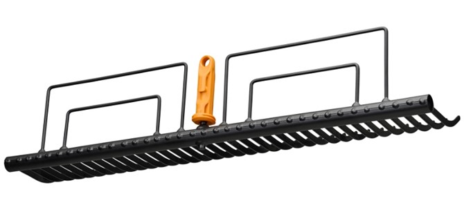 Głowica grabie do trawnika ogrodowe z metalu OneClick, Fiskars 1080680