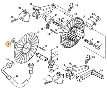 Nakrętka, Stihl 47477032000