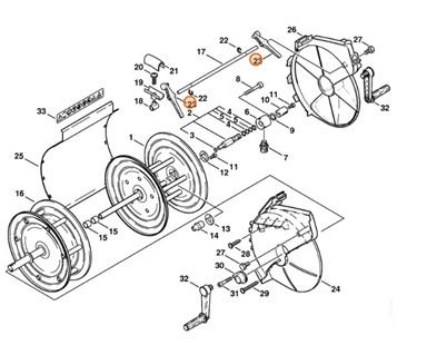 Dźwignia hamulca, Stihl 47527905200