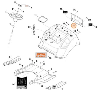 Pokrywa, Stihl 61657060720