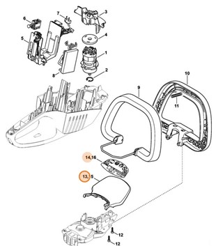 Osłona dłoni, Stihl 48517909106