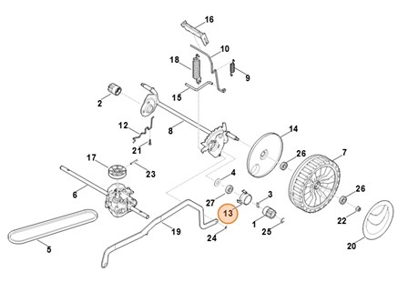 Tulejka, Stihl 63387043200