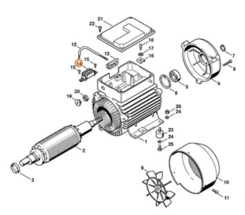 Listwa zaciskowa, Stihl 47064301900