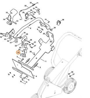Element gumowy, Stihl 42387919300