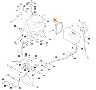 Opaska zaciskowa, Stihl 07510107236