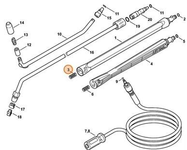 Sprężyna, Stihl 49155050104