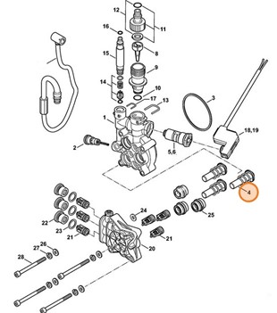 Zestaw tłoka, Stihl 47767607050