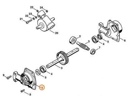 Obudowa przekładni, Stihl 46016400500