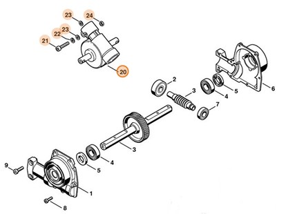Przekładnia, Stihl 46026400100