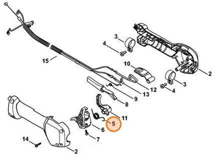 Sprężyna ramieniowa, Stihl 41491824500