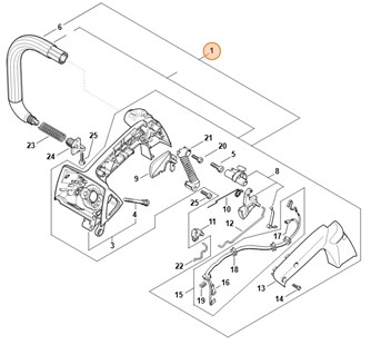 Korpus rękojeści, Stihl 11377901001