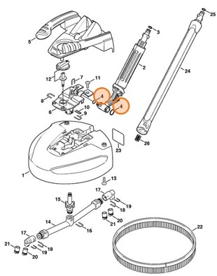 Zestaw uszczelek, Stihl 49000071051