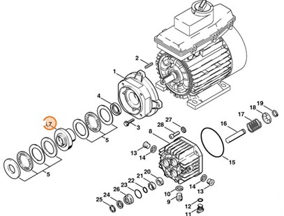 Tarcza zataczająca 10°30', Stihl 47317013000