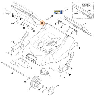 Podkładki gumowe, Stihl 62907066500