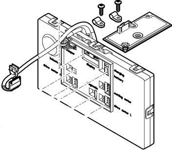 Zespół modułu elektronicznego