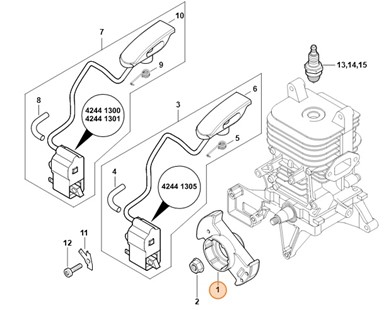Koło zamachowe, Stihl 42824001200