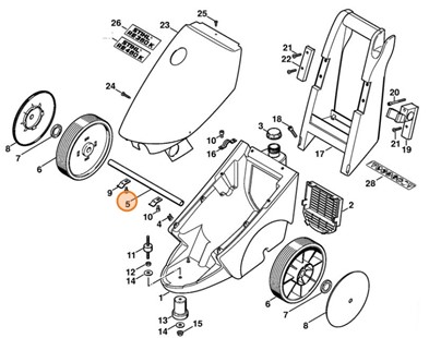 Oś, Stihl 47327917000