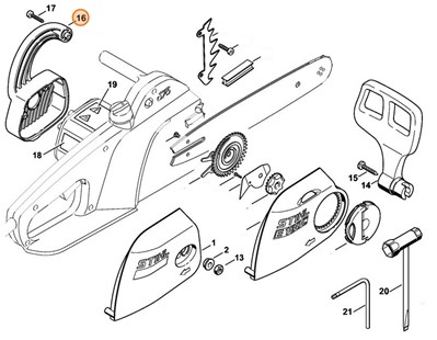 Ramię uchwytu, Stihl 12087911500