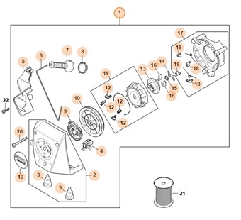 Urządzenie rozruchowe, Stihl 42831904023