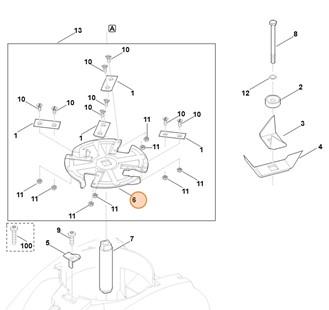 Tarcza noża, Stihl 60127021100