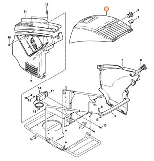 Pokrywa RE 661 W, Stihl 47527062100